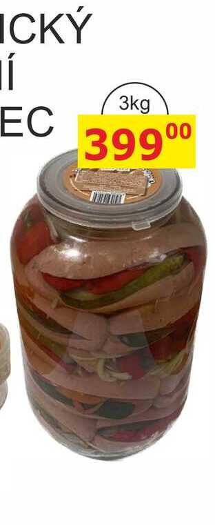 PETROVICKÝ PIKANTNÍ UTOPENEC 3kg