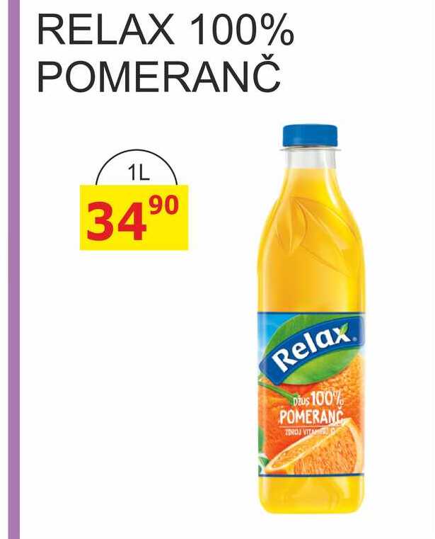 Relax 100% džus, 1l PET