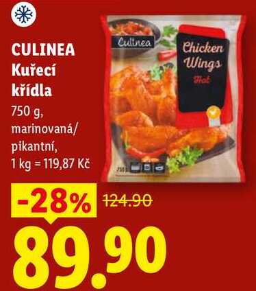 CULINEA Kuřecí křídla, 750 g