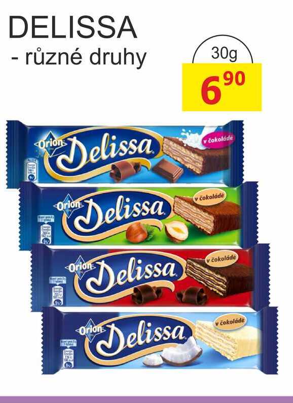 DELISSA - různé druhy 30g