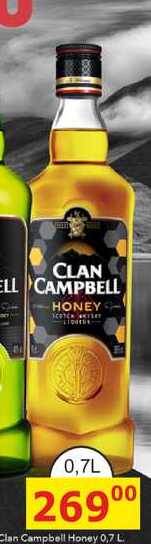 Clan Campbell honey 0,7l