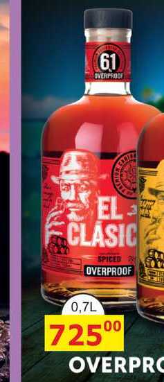 El Clásico Overproof 0,7l 61%