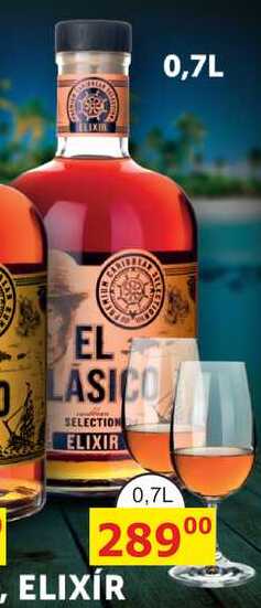 El Clásico Elixír 0,5l 30%