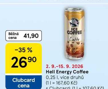 Hell Energy Coffee, 0.25 l, více druhů
