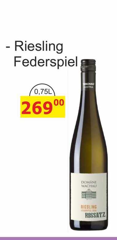 DOMÄNE WACHAU Riesling Federspiel 0,75L