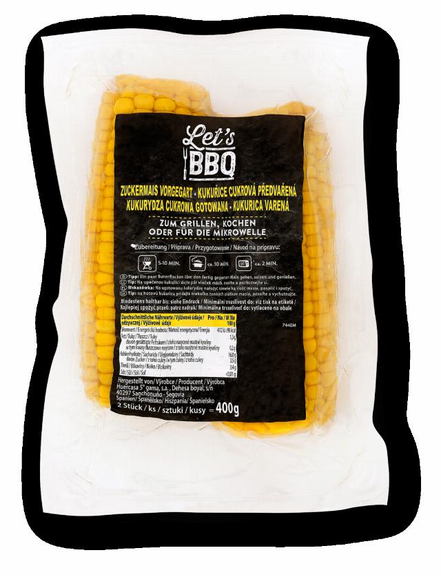 BBQ Kukuřice předvařená