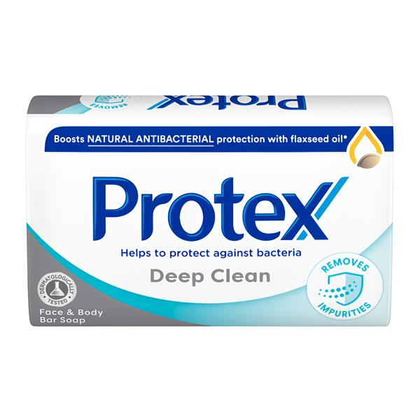 Protex Deep Clean tuhé mýdlo s přirozenou antibakteriální ochranou Košík.cz