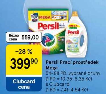 Persil Prací prostředek Mega, 54-88 PD Tesco