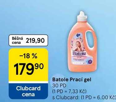 Batole Batole Prací gel, 30 PD Tesco