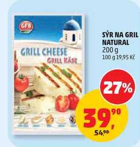 SÝR NA GRIL NATURAL, 200 g
