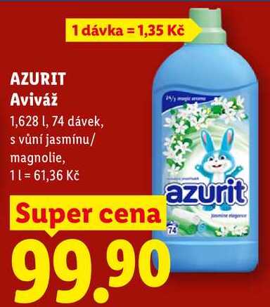 AZURIT Aviváž, 1,628 l/74 dávek Lidl