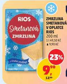 ZMRZLINA SMETANOVÁ V OPLATCE RIOS, 200 ml