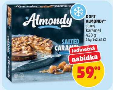 DORT ALMONDY slaný karamel, 420 g