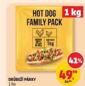 DRŮBEŽÍ PÁRKY, 1 kg
