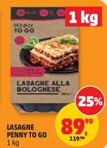 LASAGNE PENNY TO GO, 1 kg