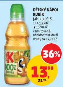 KUBÍK jablko, 0,3 l