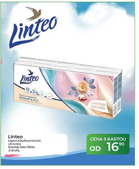 Linteo kapesničky/kosmetické ubrousky Rosehip 10ks/150ks Tamda Foods