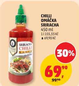 CHILLI OMÁČKA SRIRACHA, 450 ml