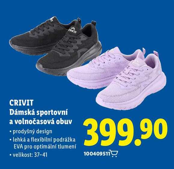 CRIVIT Dámská sportovní a volnočasová obuv