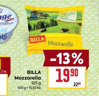 BILLA Mozzarella 125 g