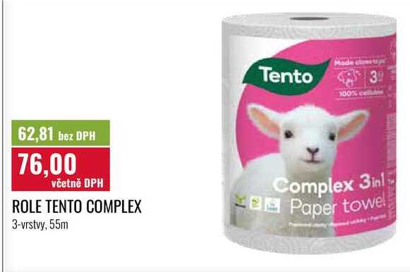 ROLE TENTO COMPLEX Ratio