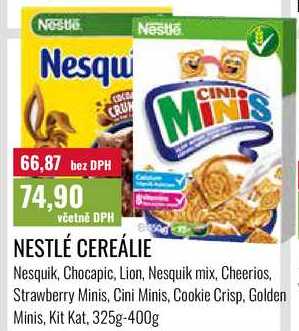 NESTLÉ CEREÁLIE, 325g-400g