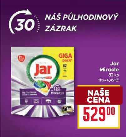 Jar Miracle 82 ks BILLA