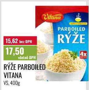 RÝŽE PARBOILED VITANA, 400g 