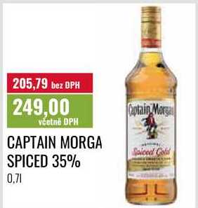 CAPTAIN MORGAN SPICED 35%, 0,71