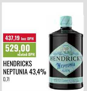 HENDRICKS NEPTUNIA 43,4% 0,7l  