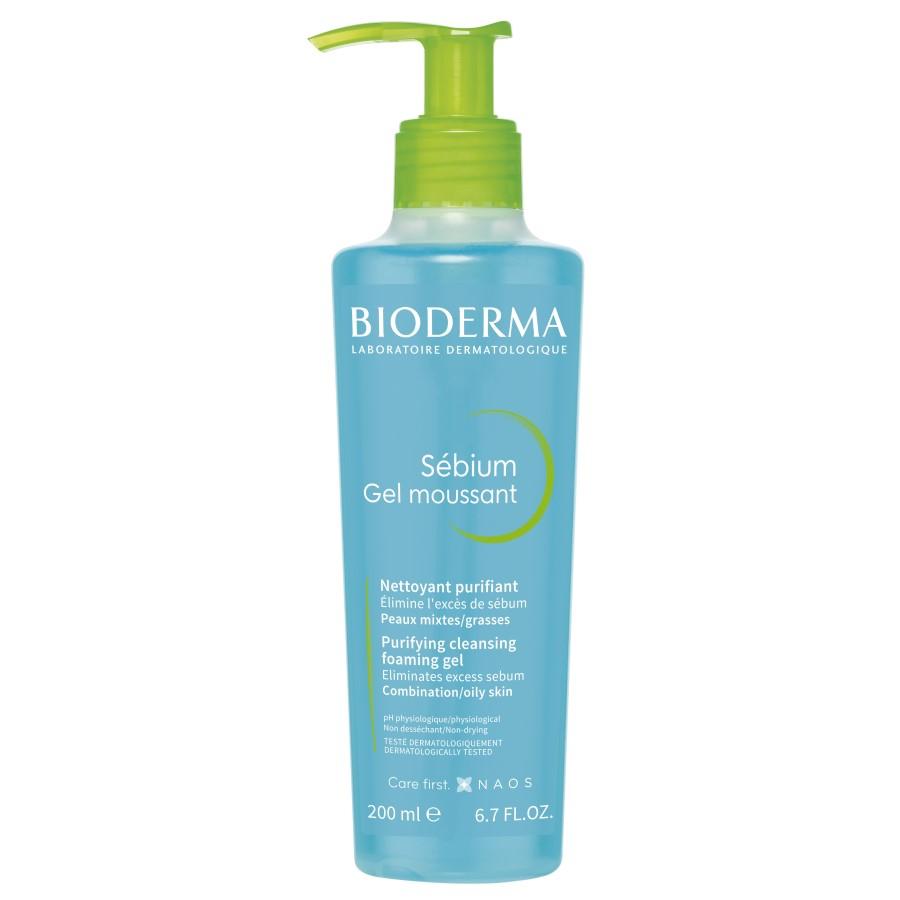Bioderma Sébium Gel Moussant S Pumpou 200ml Lékárna LEMON