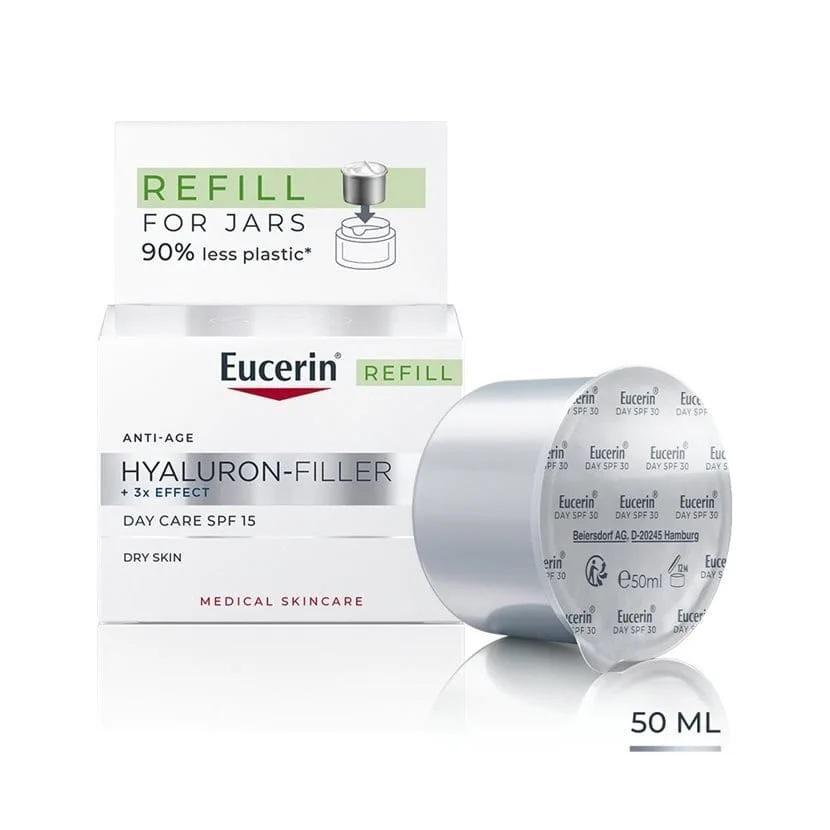 Eucerin HYALURON-FILLER+3x EFFECT denní krém SPF15 refill 50ml Lékárna LEMON
