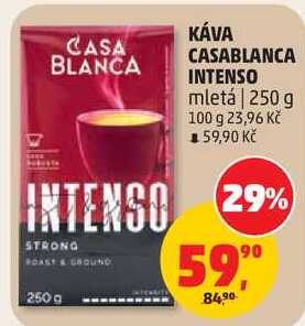 KÁVA CASABLANCA INTENSO mletá, 250 g