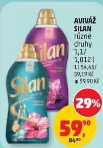 AVIVÁŽ SILAN různé druhy, 1,1/ 1,012 l