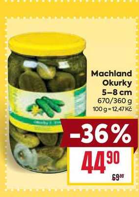 Machland Okurky 5-8 cm 670/360 g