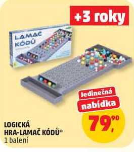LOGICKÁ HRA-LAMAČ KÓDŮ, 1 balení Penny Market