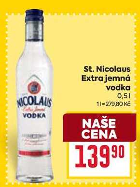 St. Nicolaus Extra jemná vodka 0,5l