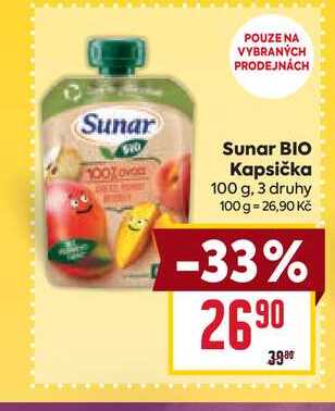 Sunar BIO Kapsička 100 g BILLA