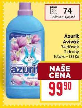 Azurit Aviváž 74 dávek BILLA