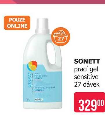 SONETT prací gel sensitive 27 dávek Teta drogerie