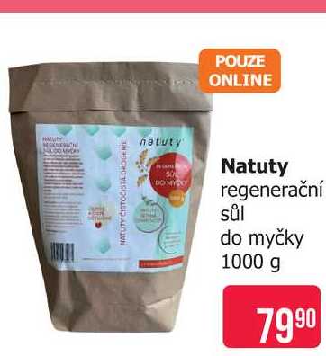 Natuty regenerační sůl do myčky 1000 g Teta drogerie