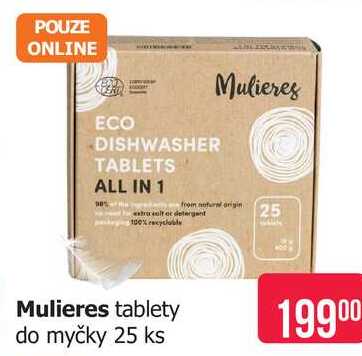Mulieres tablety do myčky 25 ks Teta drogerie