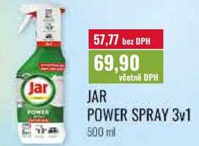 JAR POWER SPRAY 3v1 500 ml Ratio
