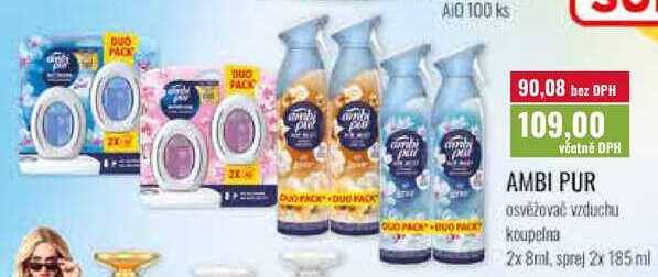 AMBI PUR, 2x 8ml, sprej 2x 185 ml Ratio