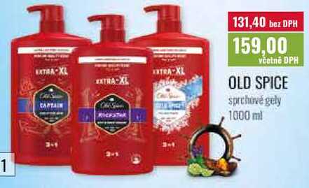 OLD SPICE sprchové gely 1000 ml Ratio