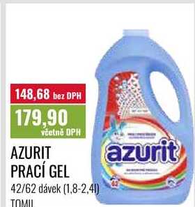 AZURIT PRACÍ GEL, 42/62 dávek Ratio