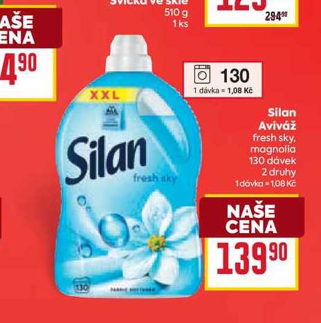 Silan Aviváž 130 dávek BILLA