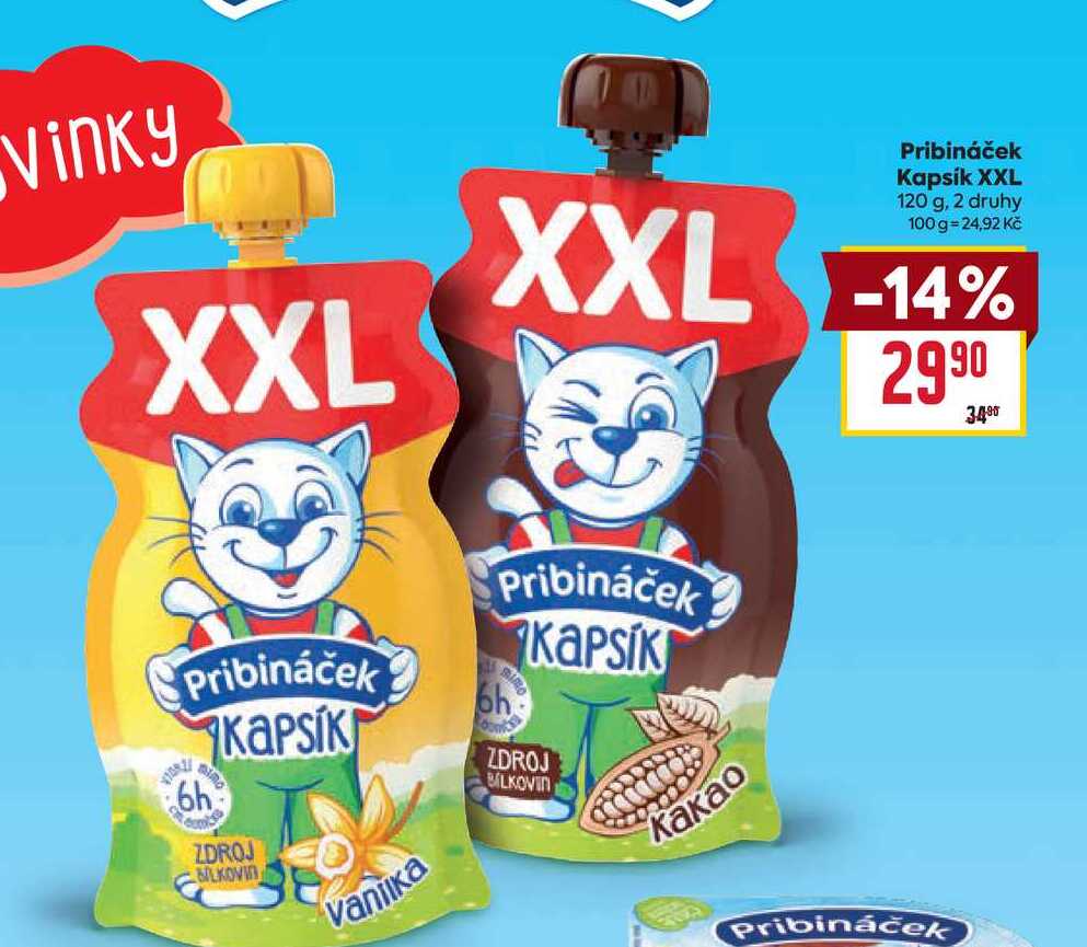 Pribináček Kapsík XXL 120 g