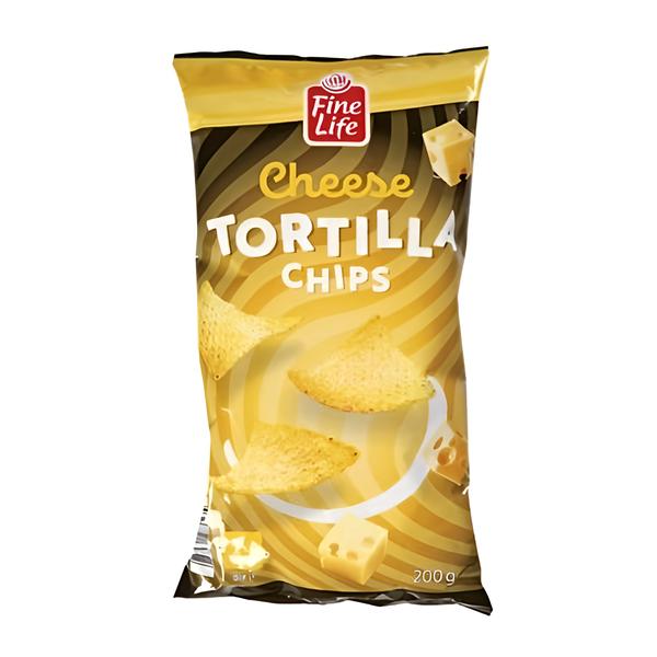 Fine Life Tortilla Chips sýrové