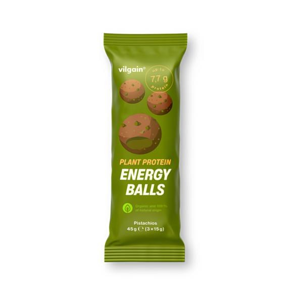 Vilgain Plant Protein Energy Balls BIO pistácie 3x15g
